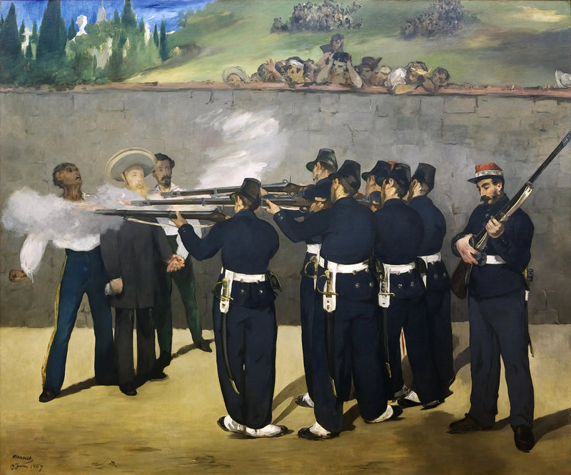 A Execução do Imperador Maximilien - Édouard Manet