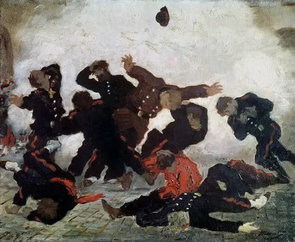 A explosão - Édouard Manet
