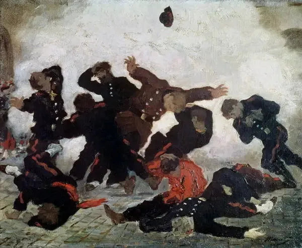 A explosão - Édouard Manet