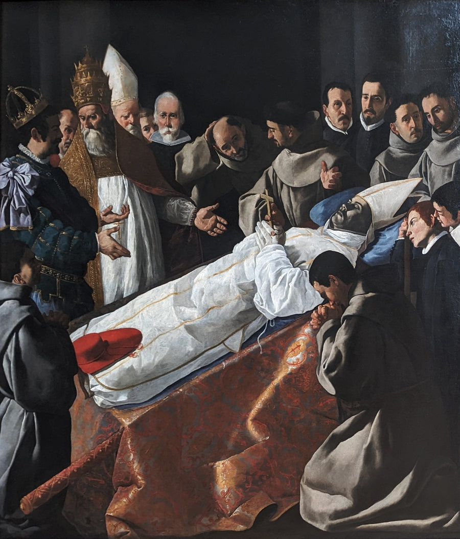 A Exposição do corpo de São Boaventura - Francisco de Zurbarán