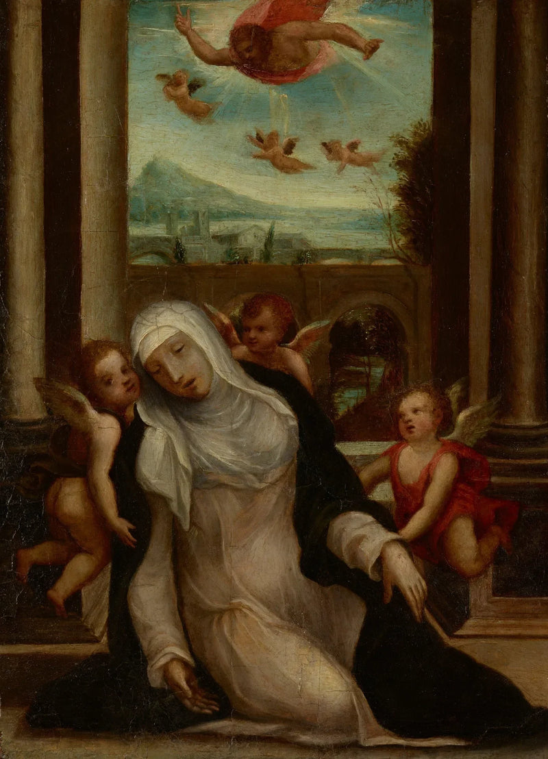 Êxtase de Santa Catarina de Siena - Il Sodoma (Giovanni Antonio Bazzi)