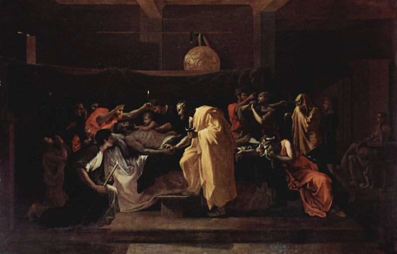 A Última Unção - Nicolas Poussin