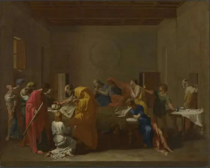 A Última Unção - Nicolas Poussin