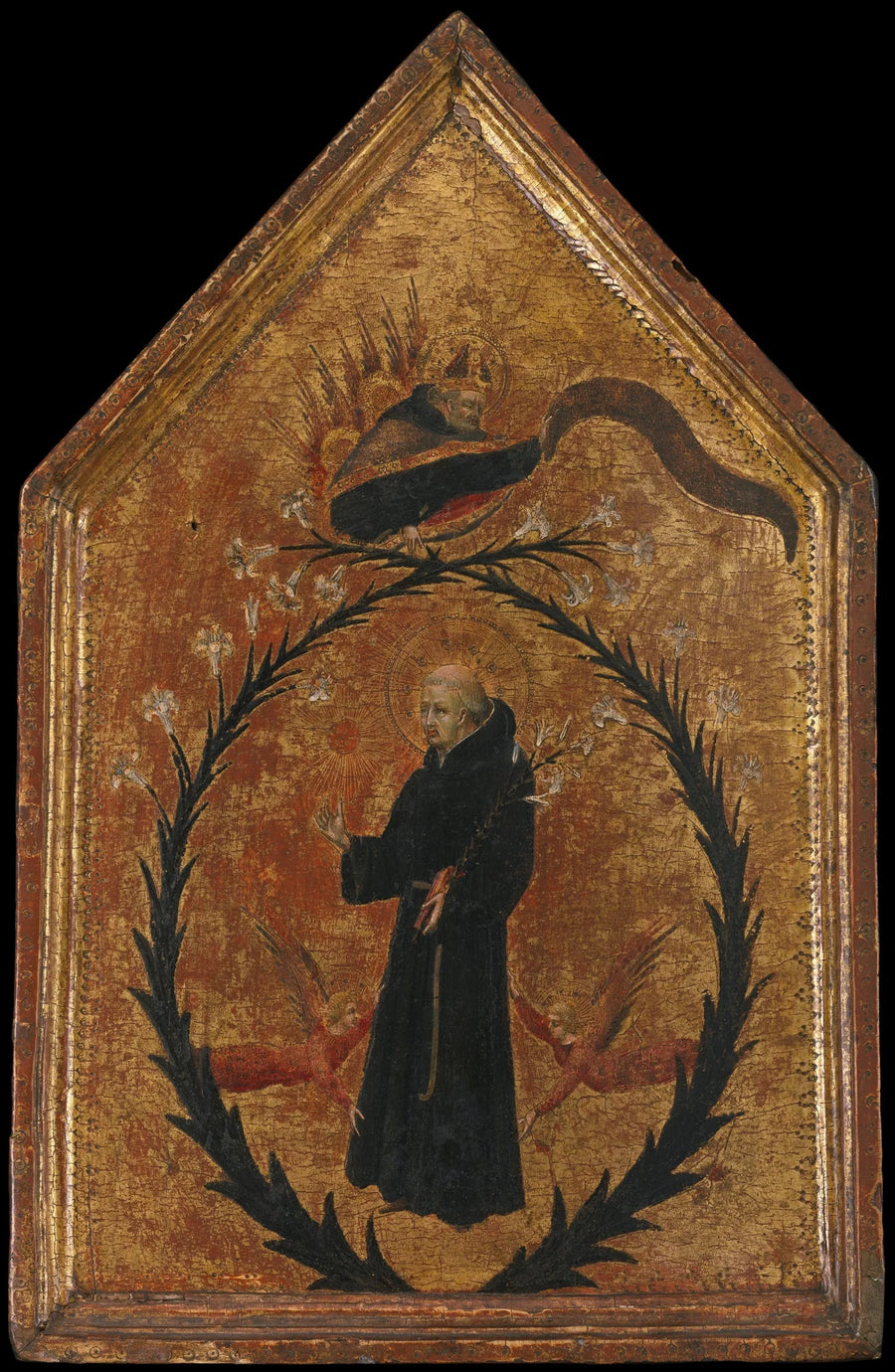 A exaltação de São Nicolau de Tolentino - Giovanni di Paolo