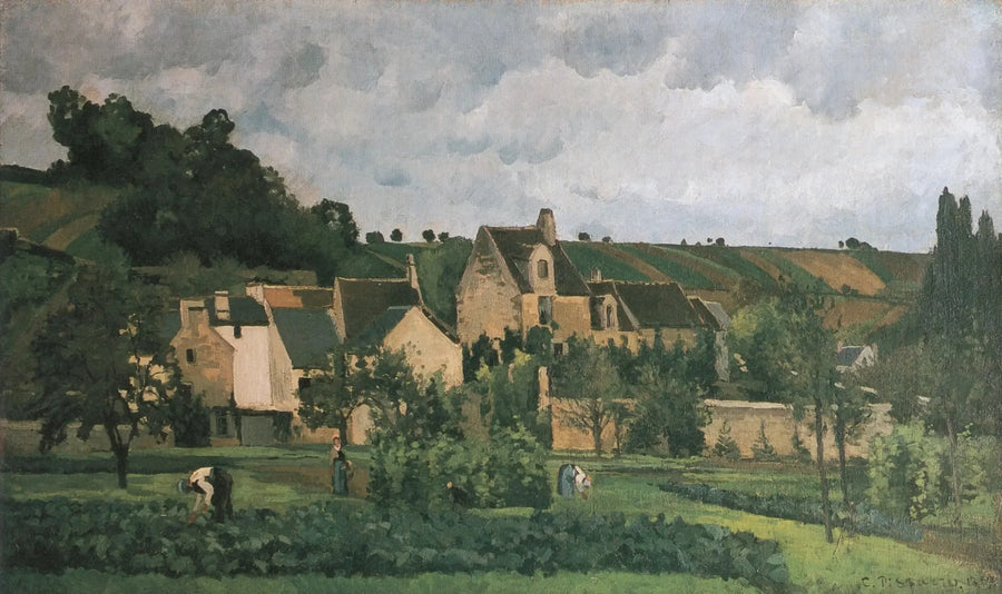 O Hermitage em Pontoise - Camille Pissarro
