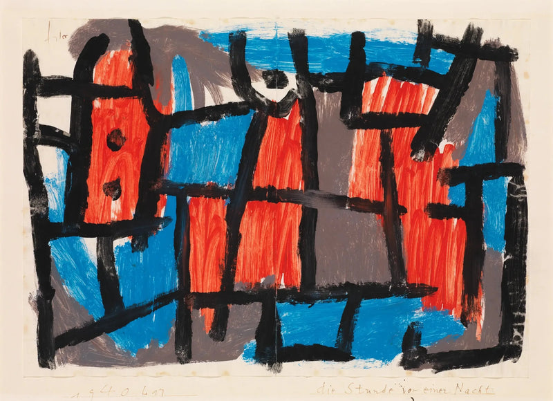 A hora antes de uma noite - Paul Klee