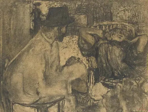 A hora do chá - Édouard Vuillard