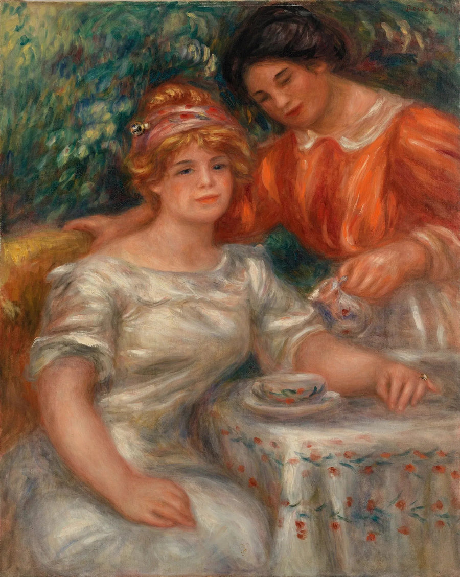 A hora do chá - Pierre-Auguste Renoir