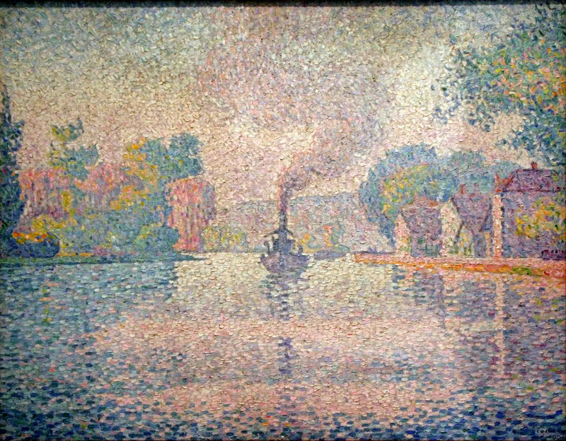 A Andorinha sobre o Sena - Paul Signac