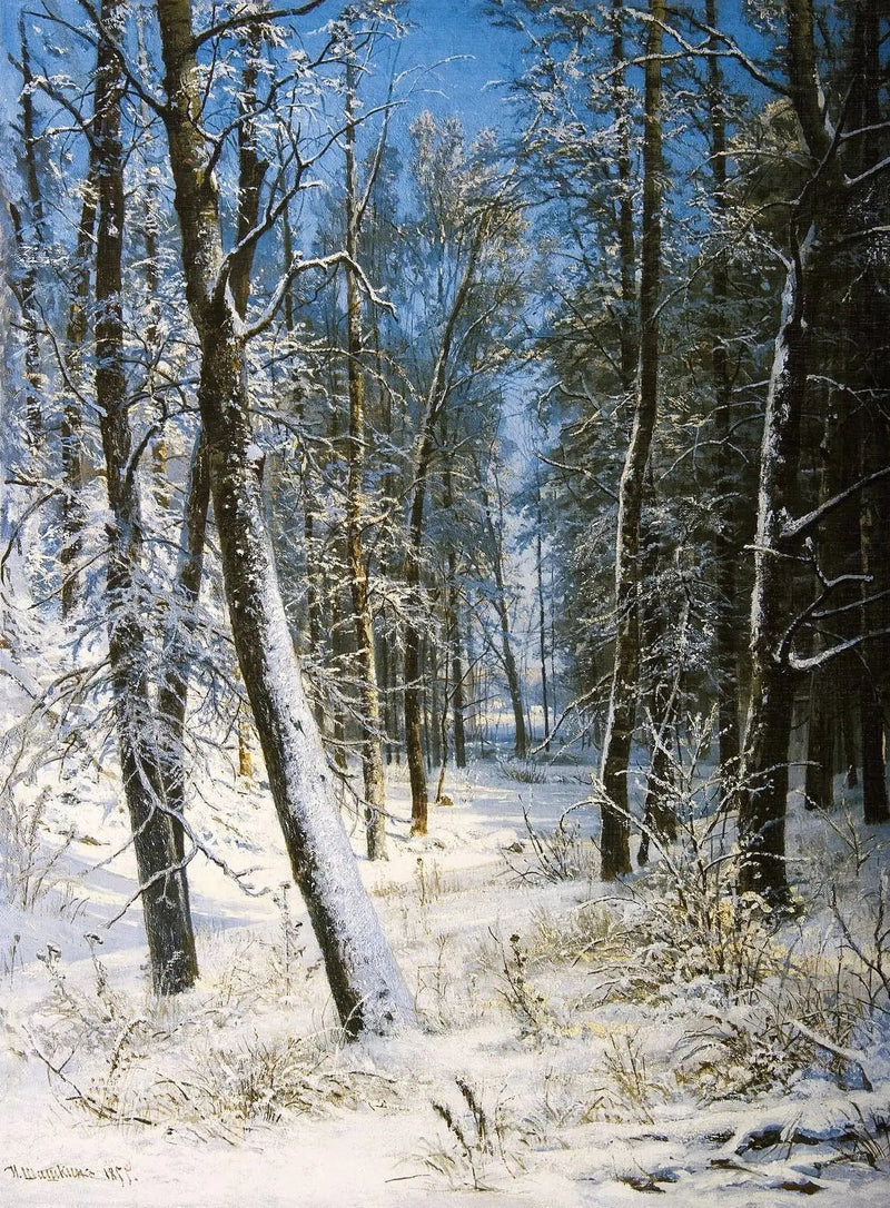 O inverno na floresta (Gel) - Ivan Chichkine