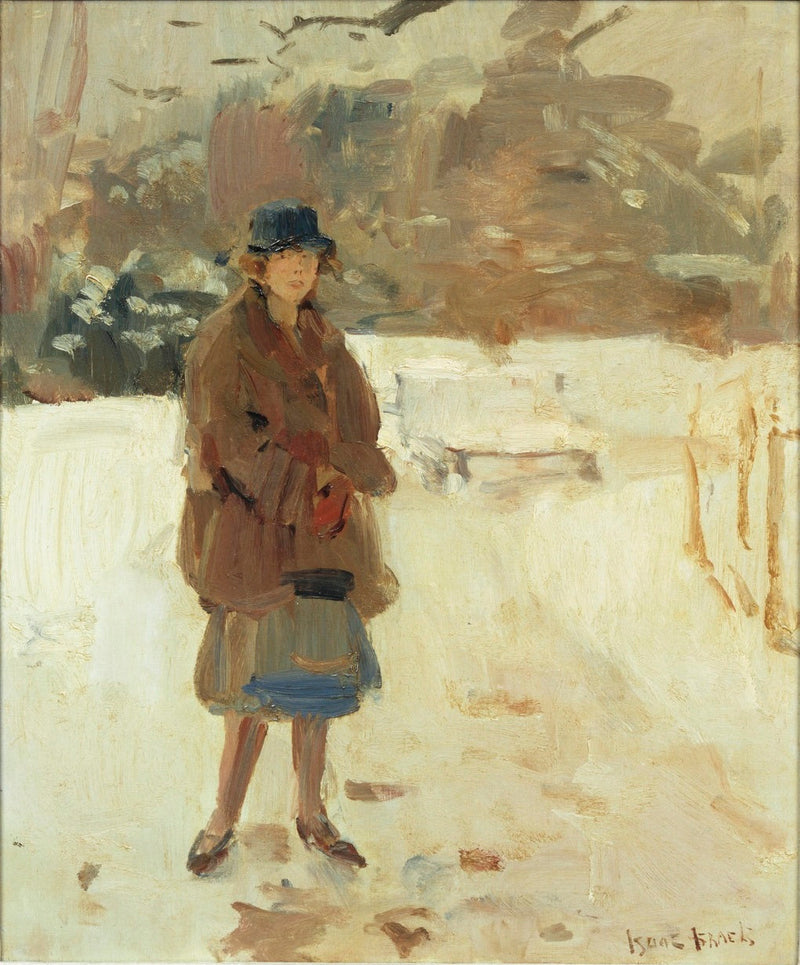 O inverno no 'Haagse Bos' - Isaac Israëls