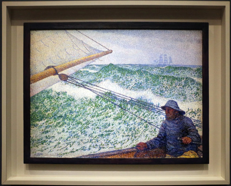 O Homem ao leme - Théodore van Rysselberghe