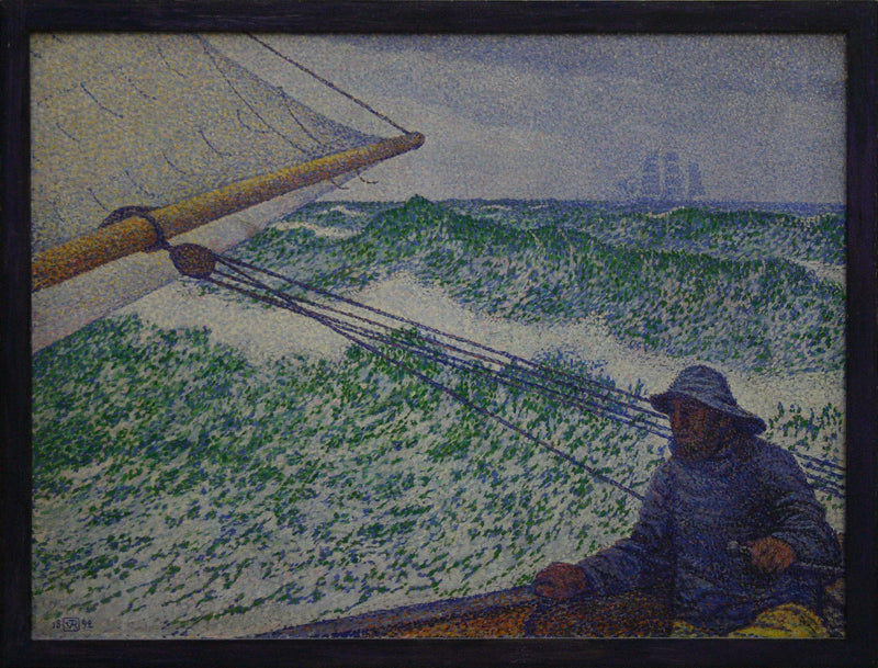 O Homem ao leme - Théodore van Rysselberghe