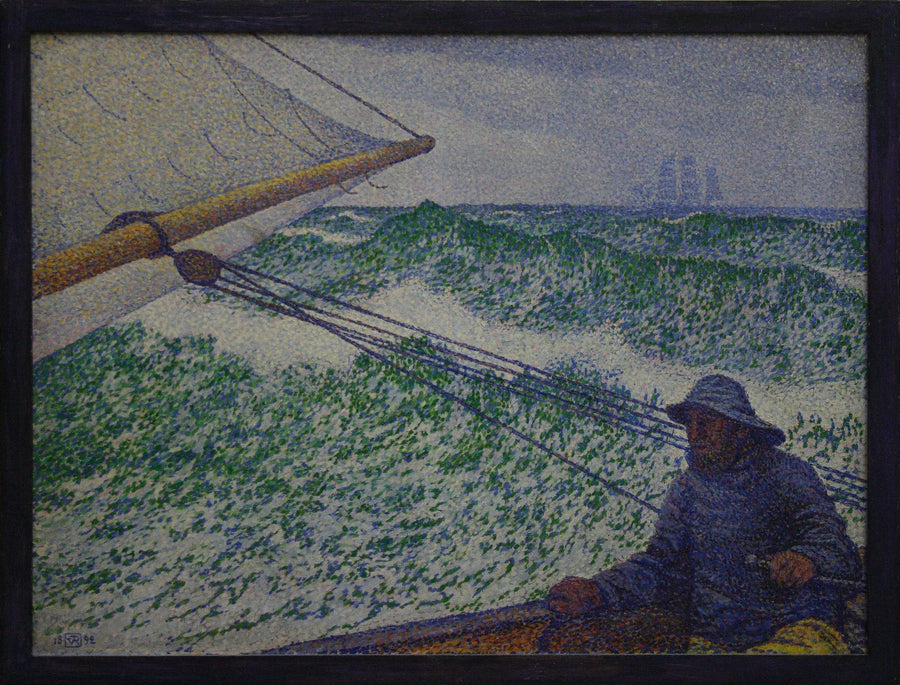 O Homem ao leme - Théodore van Rysselberghe