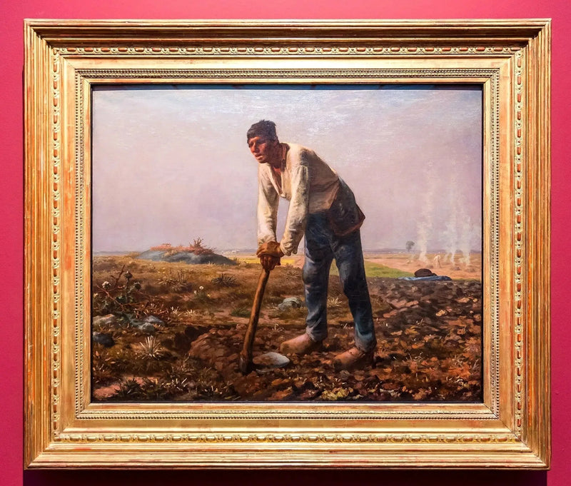 O Homem com a enxada - Jean-François Millet