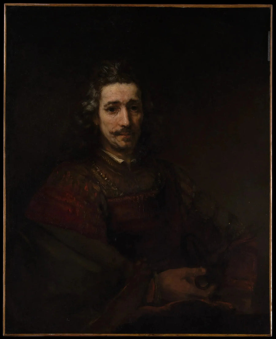 O homem com a lupa - Rembrandt