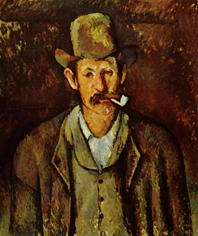 O homem com o cachimbo - Paul Cézanne