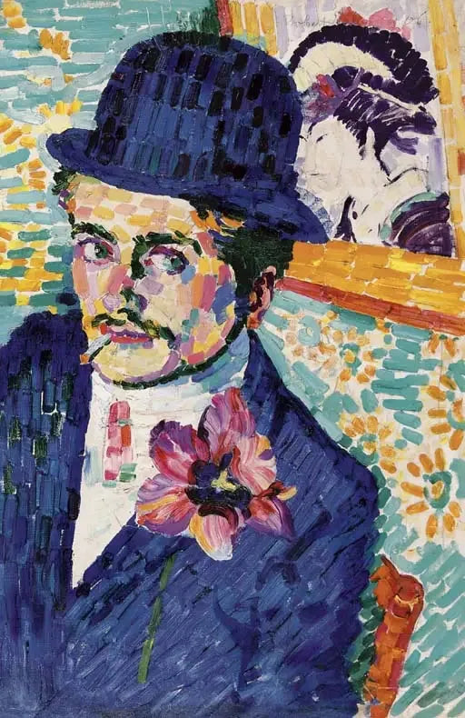 O Homem com a Tulipa - Robert Delaunay