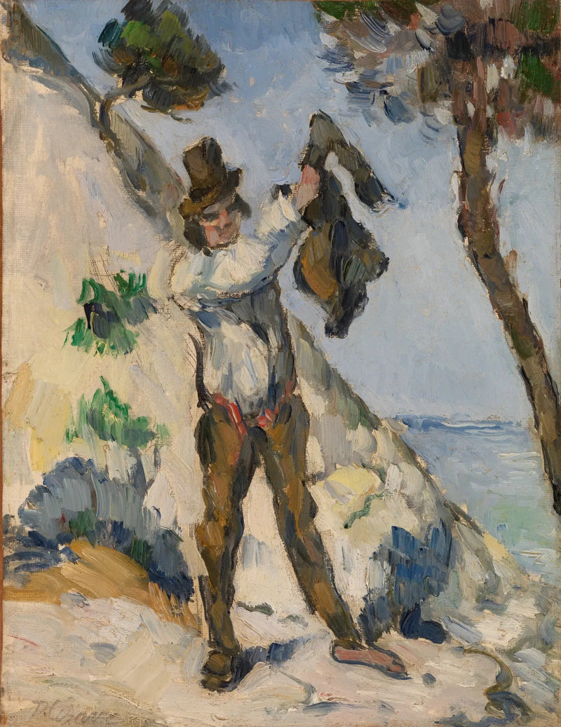 O Homem com o casaco - Paul Cézanne