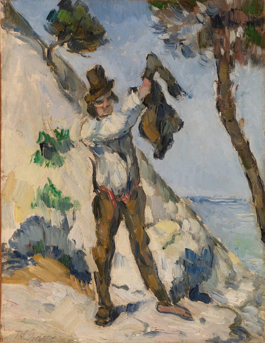 O Homem com o casaco - Paul Cézanne