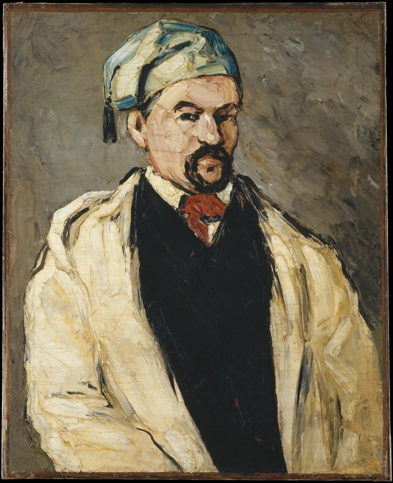 O Homem com o Boné de Algodão - Paul Cézanne