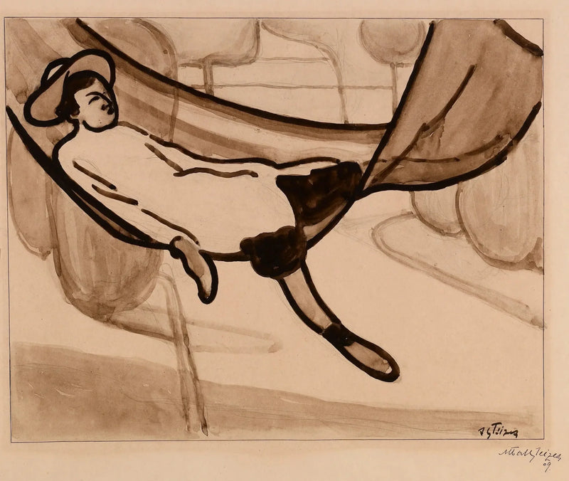 O Homem no Hamaque - Albert Gleizes