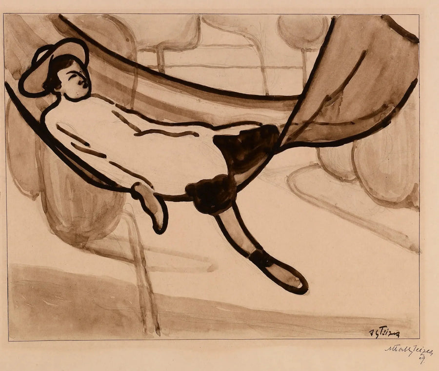 O Homem no Hamaque - Albert Gleizes