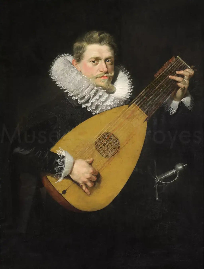 O Homem com alaúde - Peter Paul Rubens