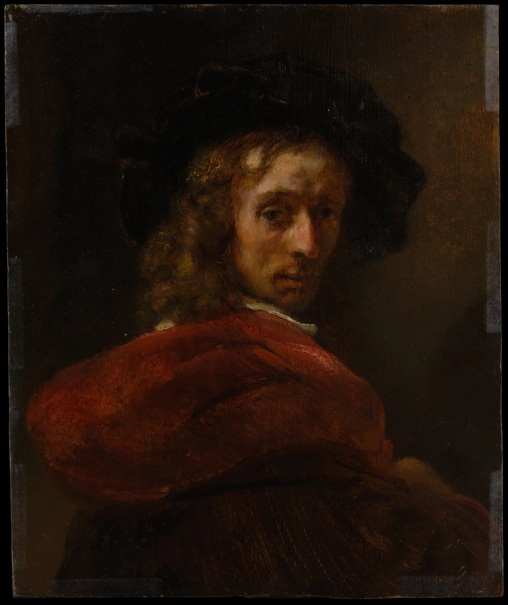L'homme au manteau rouge - Rembrandt image 1 reproduction réalisée par Alpha Reproduction