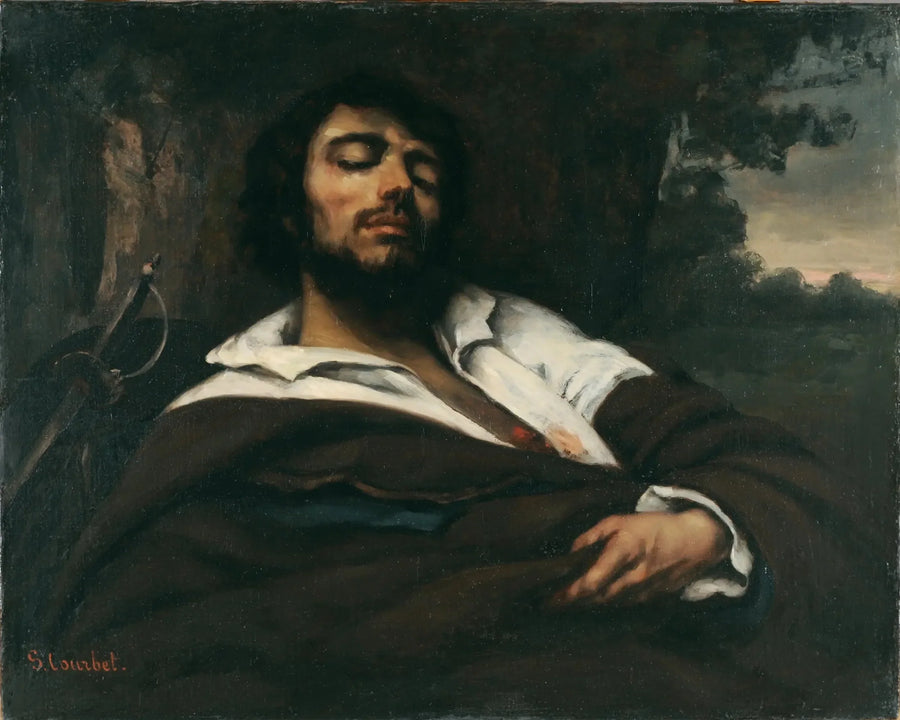 O homem ferido - Gustave Courbet