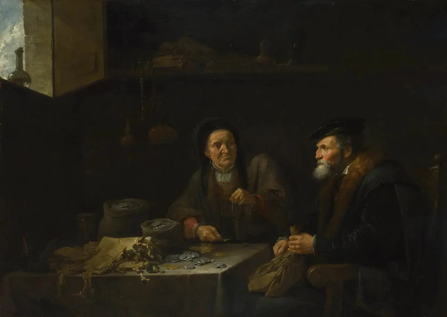 O Homem Ganancioso - David Teniers, o Jovem