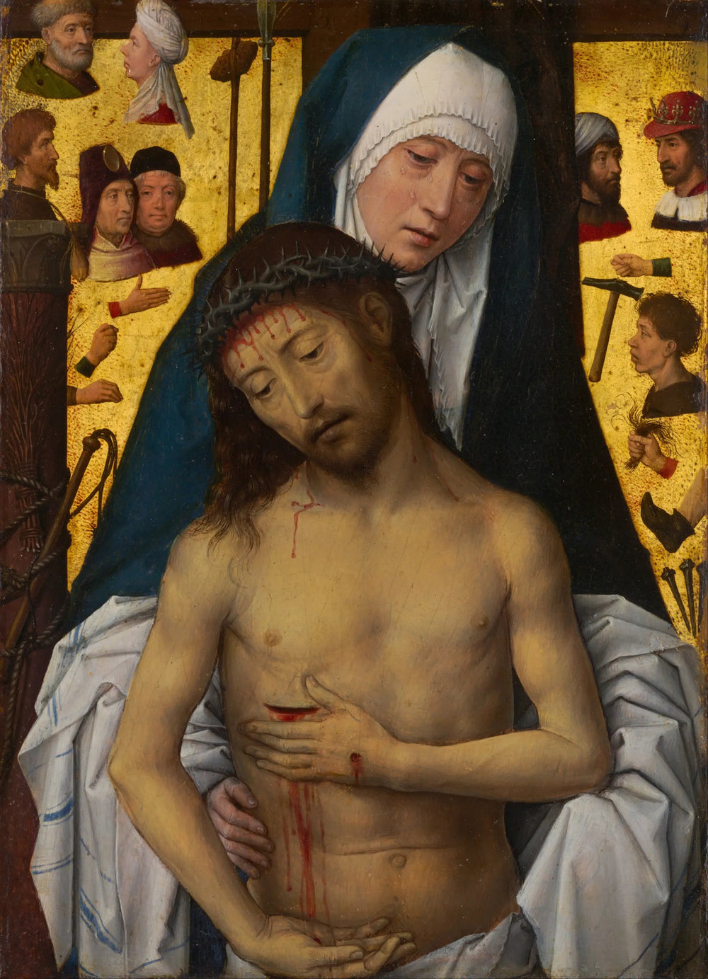 L’Homme des Douleurs dans les bras de la Vierge - Hans Memling - Alpha Reproduction