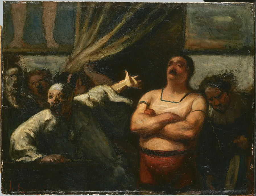 O Homem Forte - Honoré Daumier