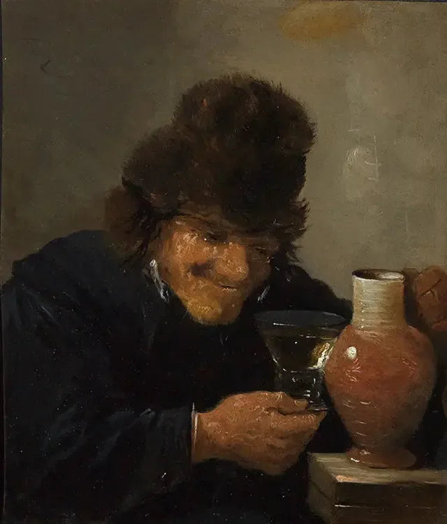 O homem que bebe - David Teniers, o Jovem