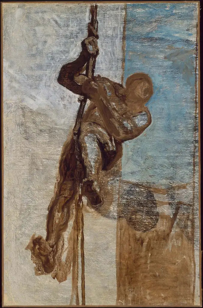 O homem na corda - Honoré Daumier