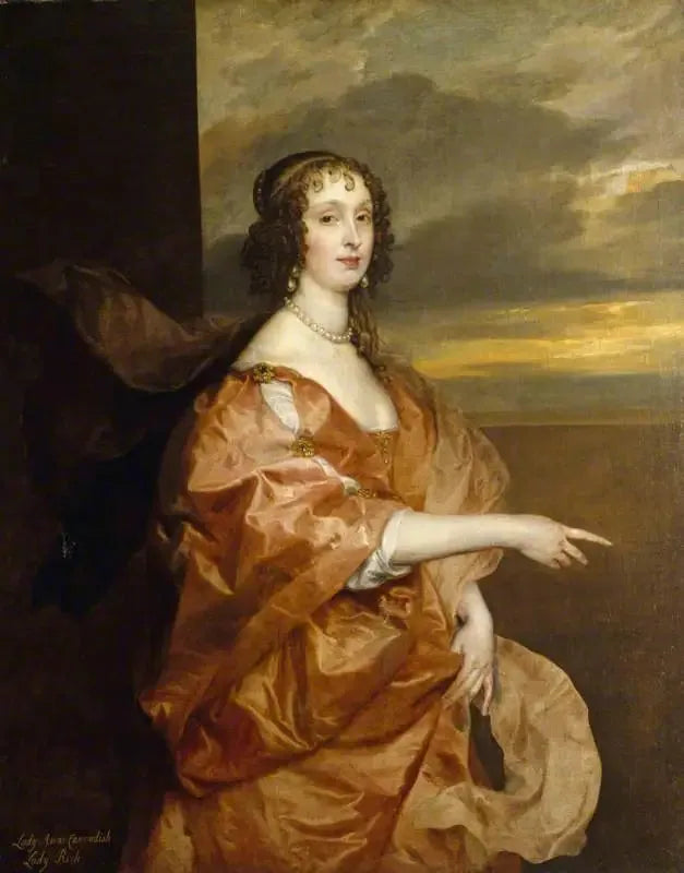 A Hon. Anne Boteler, condessa de Newport, mais tarde condessa de Portland (c. 1610 – 1669) - Antoine van Dyck