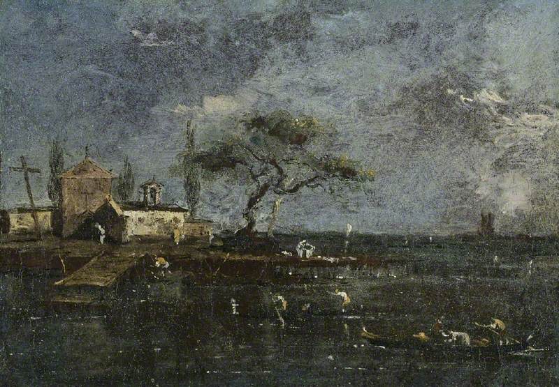 Ilha de Ancône, Veneza - Francesco Guardi