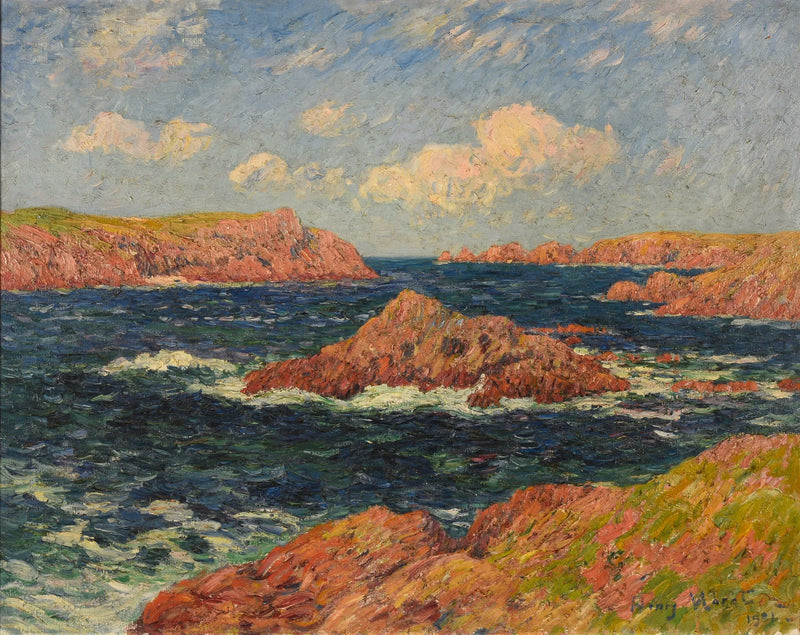 A Ilha de Kerellec (Ouessant) - Henry Moret
