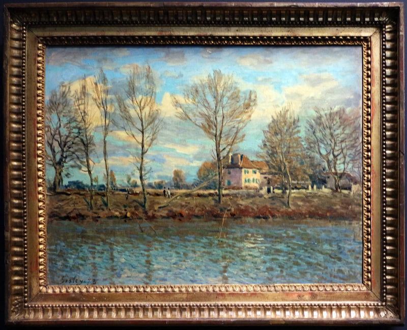 A Ilha da Grande Jatte - Alfred Sisley