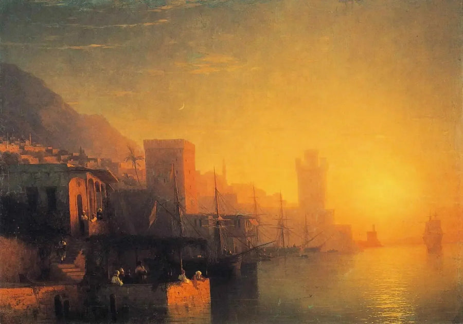 A Ilha de Rodes - Ivan Aïvazovski