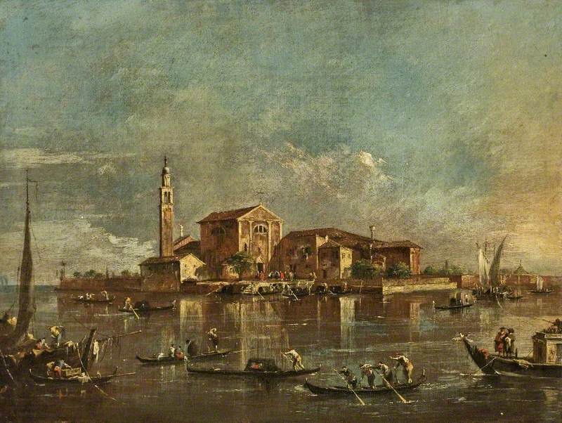 Ilha de San Giorgio in Alga, Veneza, Itália - Francesco Guardi