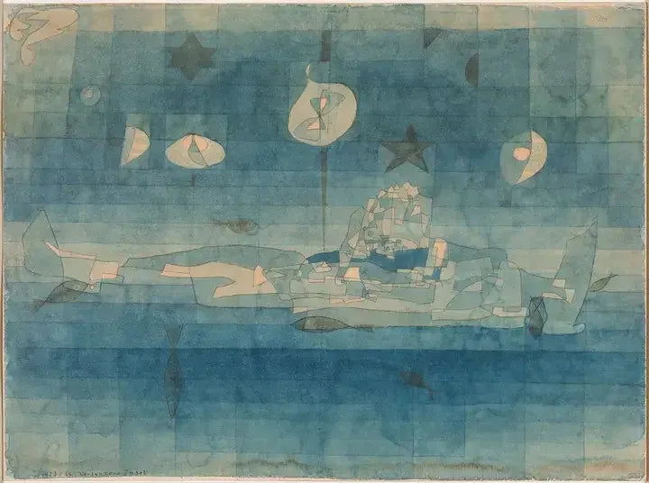 A Ilha Submersa - Paul Klee
