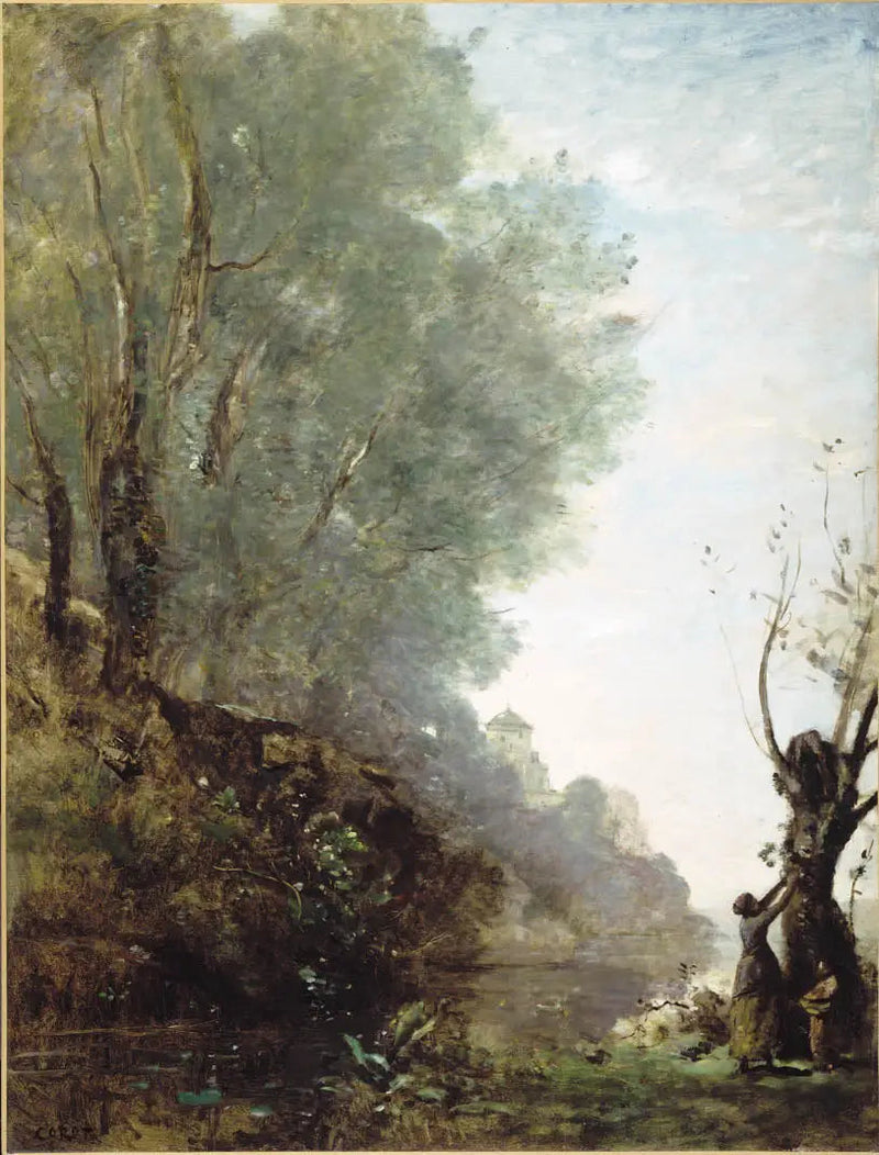 A Ilha Feliz - Jean-Baptiste Camille Corot