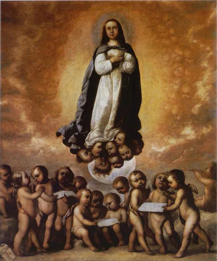 A Imaculada Conceição como criança - Francisco de Zurbarán