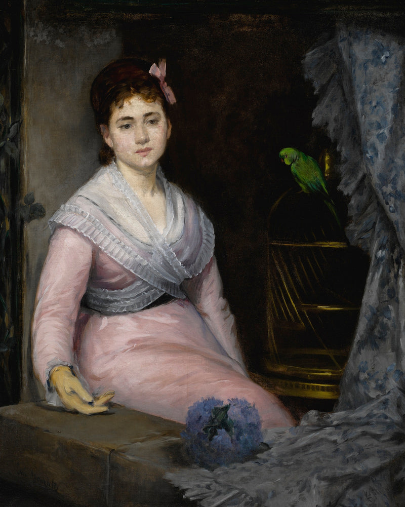 A indolência - Eva Gonzalès