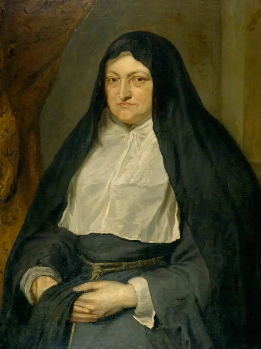 Infanta Isabel Clara Eugénia (1566–1633), arquiduquesa da Áustria e regente dos Países Baixos - Antoine van Dyck