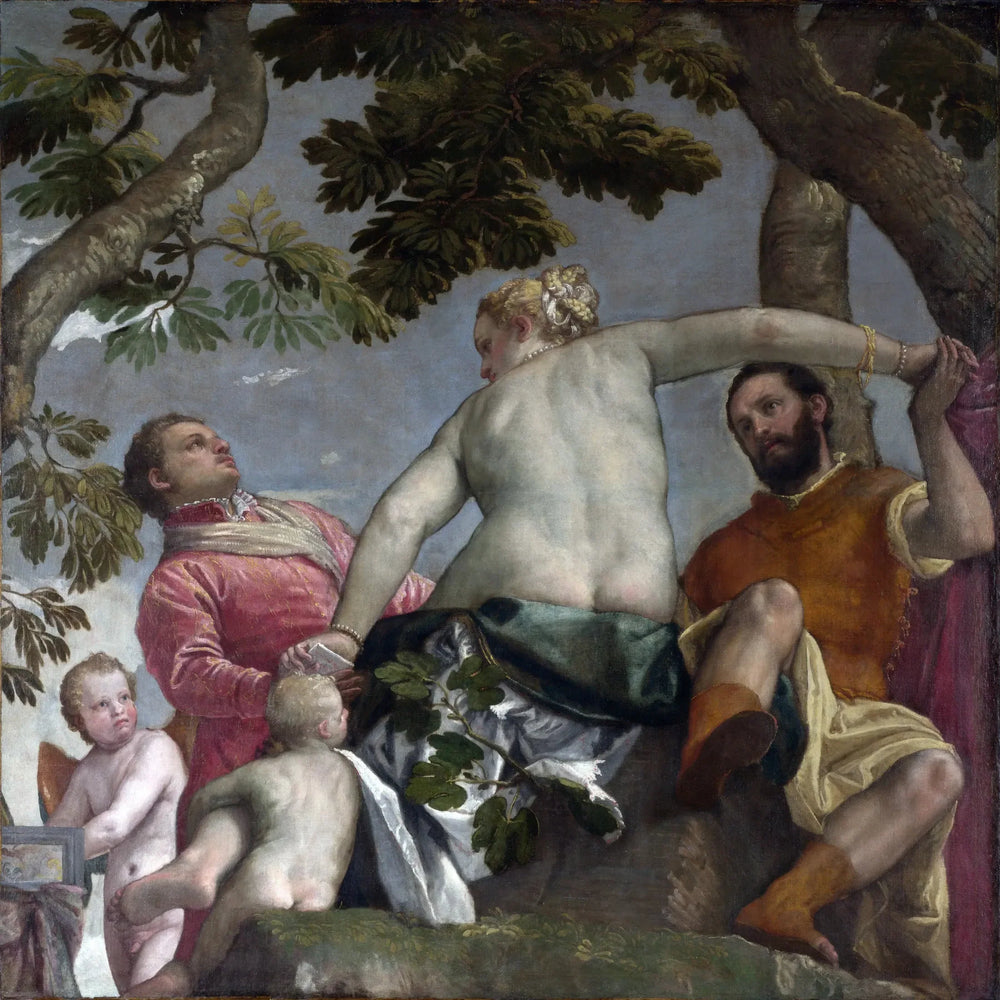 L'Infidélité - Paul Véronèse image 1 copie peinte à la main à l’huile