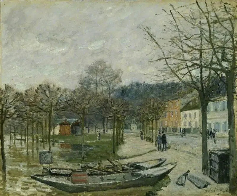 A Inundação em Port-Marly - Alfred Sisley