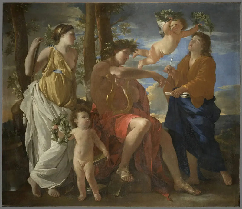A Inspiração do Poeta - Nicolas Poussin