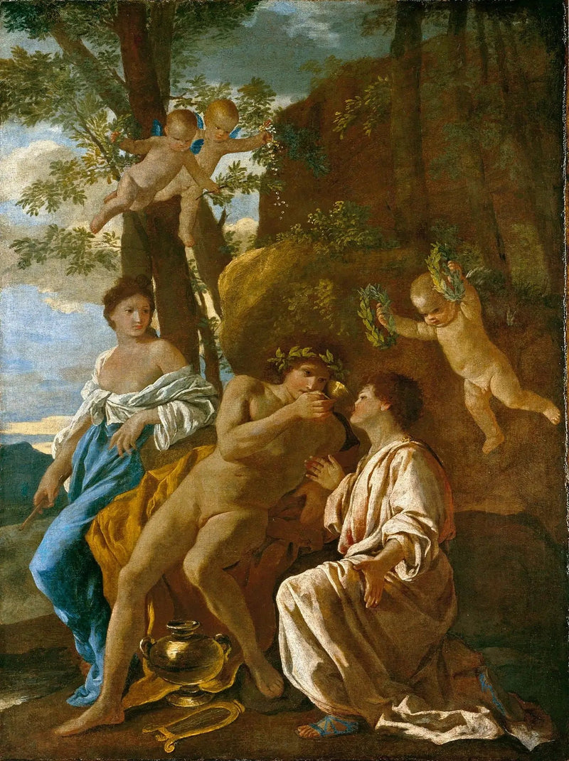 A Inspiração do Poeta - Nicolas Poussin